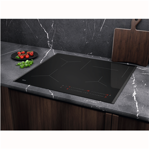 AEG 5000 Series, Hob2Hood, plotis 59 cm, juoda - Įmontuojama indukcinė kaitlentė