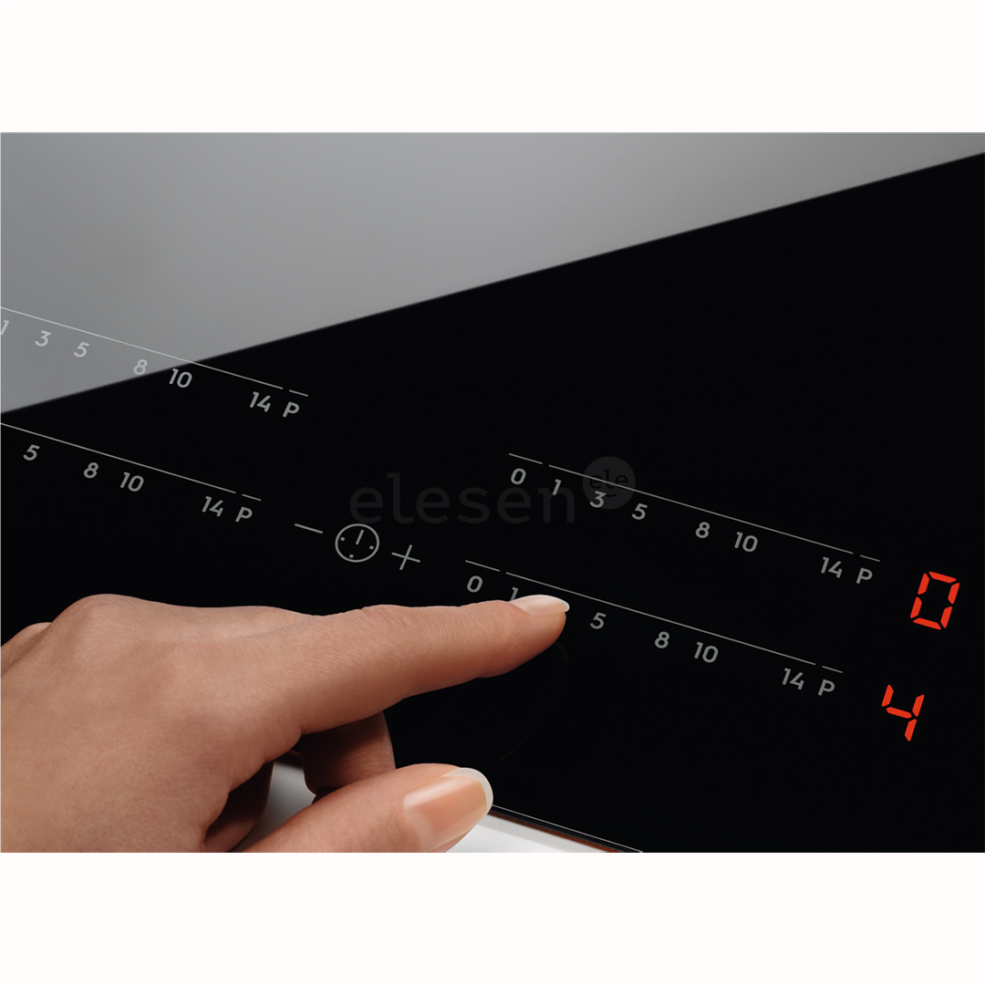 Electrolux 600 Series Bridge Hob2Hood, plotis 59 cm, juoda - Įmontuojama indukcinė kaitlentė