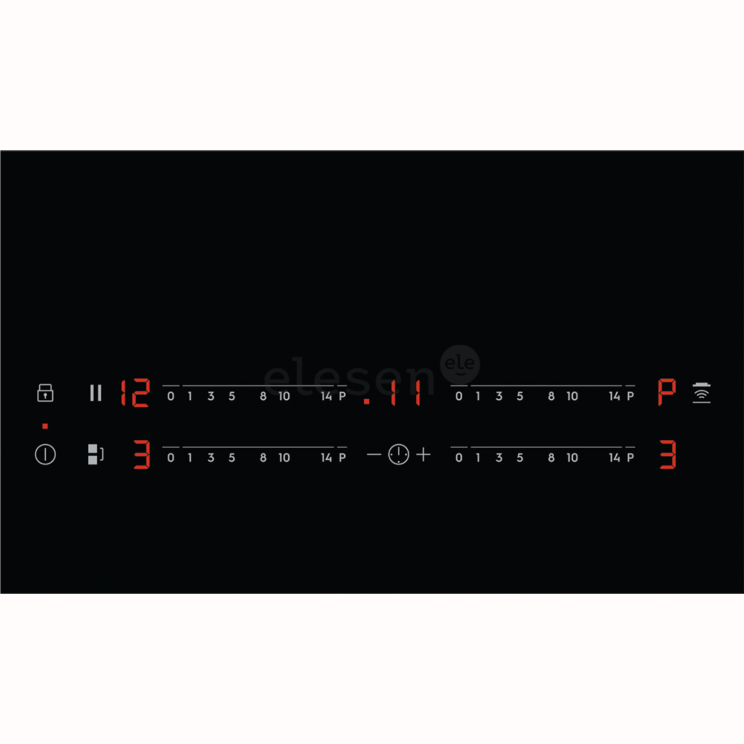 Electrolux 600 Series Bridge Hob2Hood, width 59 cm, black - Built-in induction hob