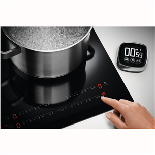 Electrolux 600 Series Bridge Hob2Hood, plotis 59 cm, juoda - Įmontuojama indukcinė kaitlentė