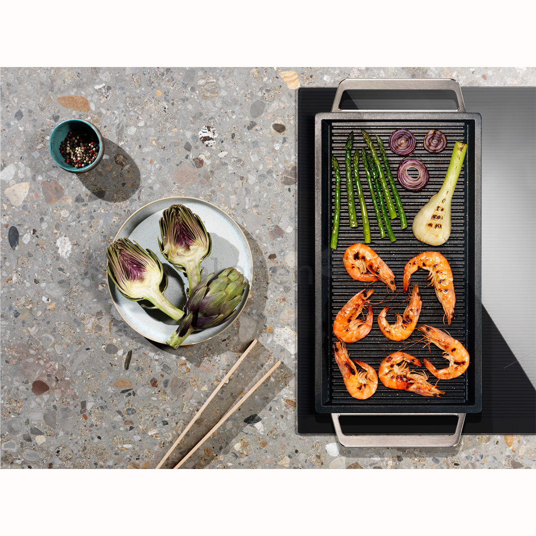 Electrolux 600 Series Bridge Hob2Hood, plotis 59 cm, juoda - Įmontuojama indukcinė kaitlentė