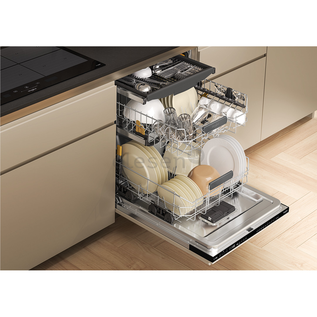 Whirlpool, 6th Sense, 16 place settings, width 60 cm - Built-in dishwasher