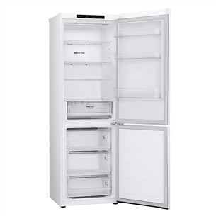 LG NatureFRESH, NoFrost, 344 L, aukštis 186 cm, baltas - Šaldytuvas