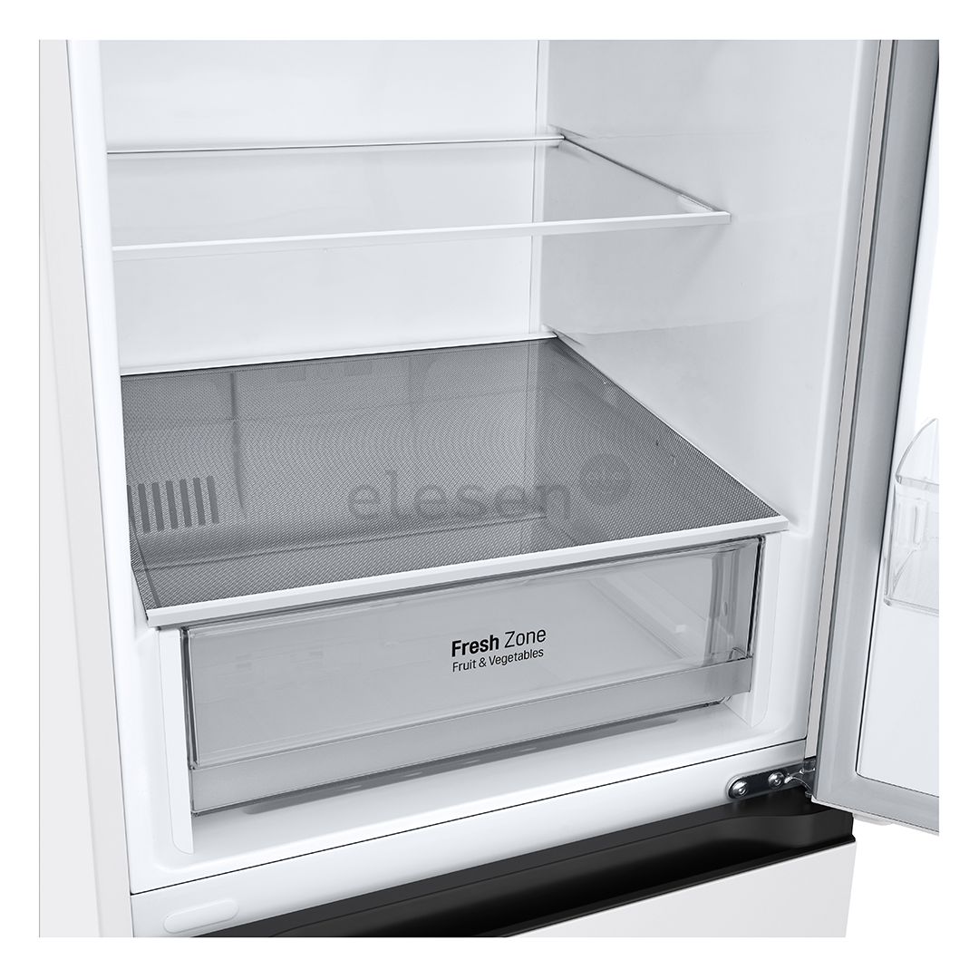 LG NatureFRESH, NoFrost, 344 L, aukštis 186 cm, baltas - Šaldytuvas