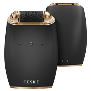 Geske SmartAppGuided, 7-in1, grey - Electric pumice foot smoothing roller FOOT.SMOOTH