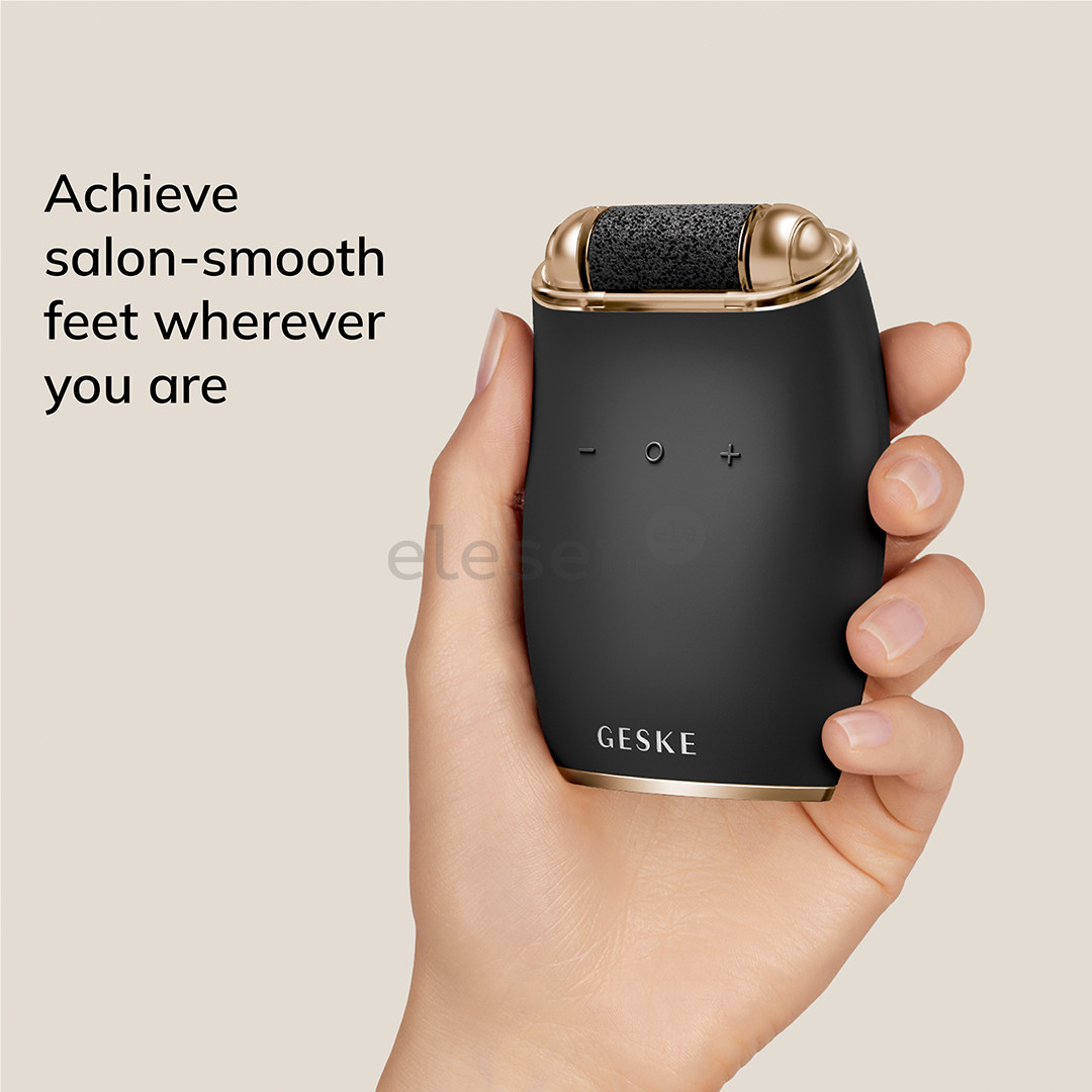 Geske SmartAppGuided, 7 в 1, серый - Электрический ролик с пемзой