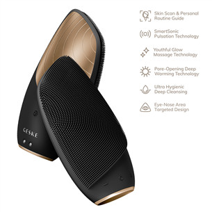 Geske Sonic Thermo Facial Brush, 6 в 1, серый - Многофункциональный прибор для ухода за лицом