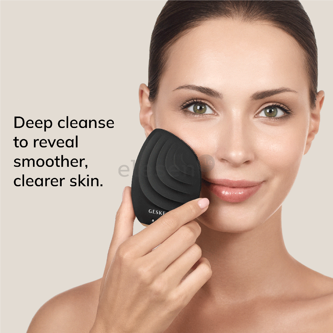 Geske Sonic Facial Brush | 5 in 1, pilkas - Veido odos priežiūros prietaisas