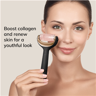 Geske MicroNeedle Face & Body Roller | 9 in 1, pilkas - Veido odos priežiūros prietaisas