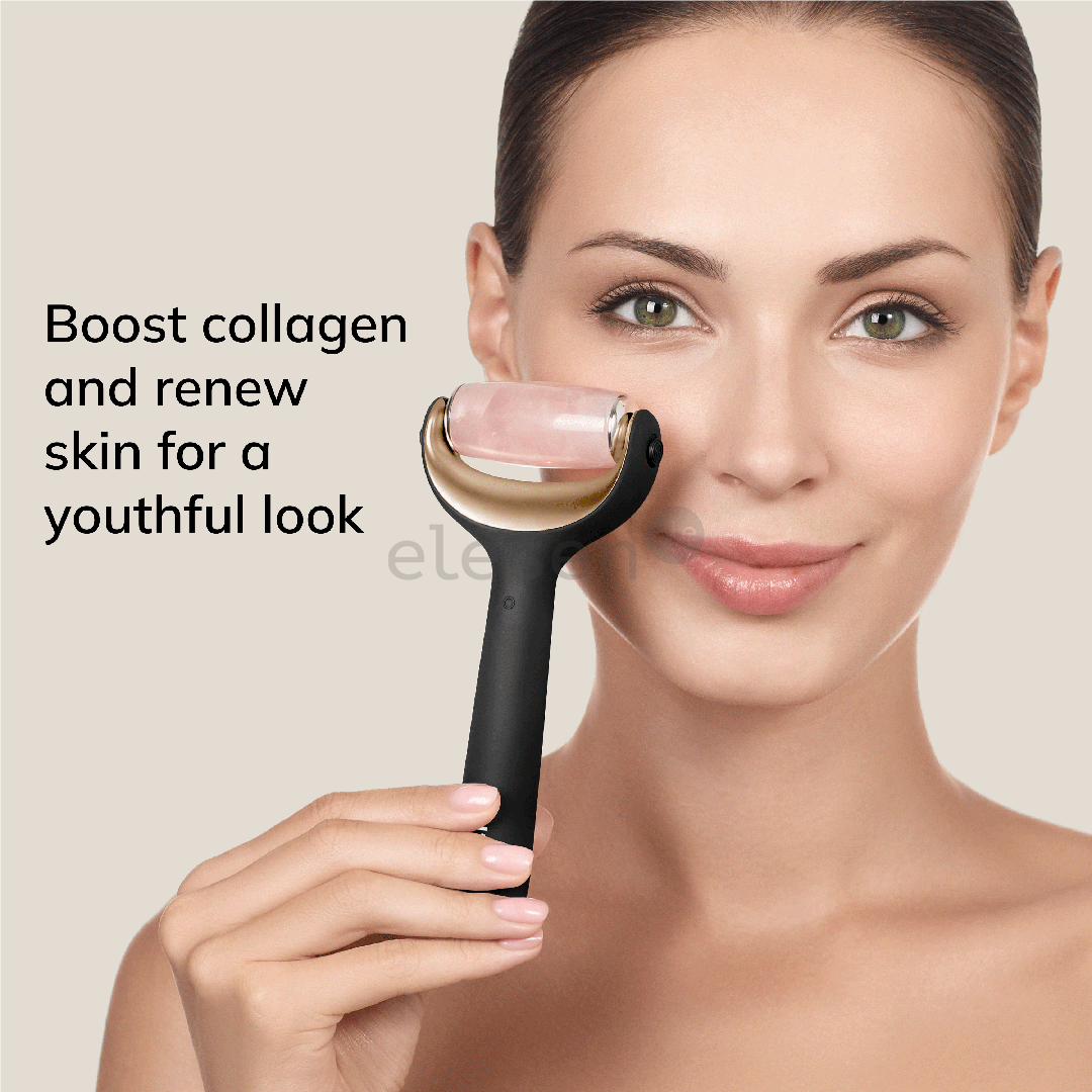 Geske MicroNeedle Face & Body Roller | 9 in 1, pilkas - Veido odos priežiūros prietaisas