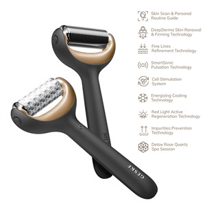 Geske MicroNeedle Face & Body Roller, 9 в 1, серый - Прибор для ухода за лицом