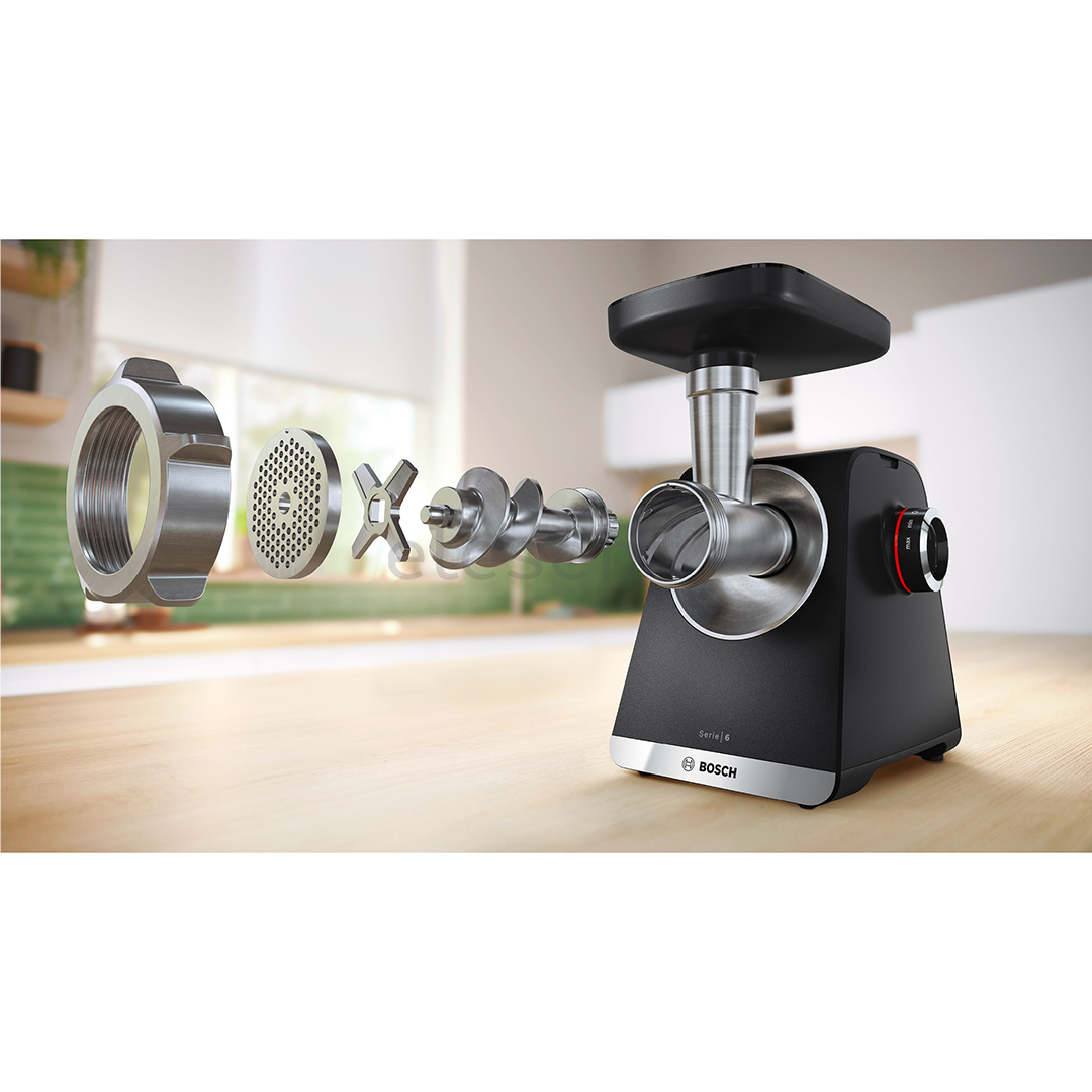 Bosch MultiPower, Series 6, 2100 W, black - Meat mincer