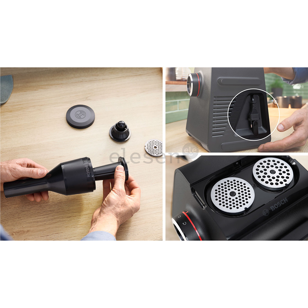 Bosch MultiPower, Series 6, 2100 W, juoda - Mėsmalė