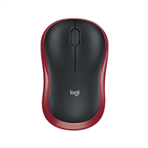 Logitech M185, raudona - Belaidė pelė