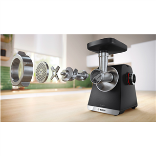 Bosch MultiPower, Series 6, 2100 W, black - Meat mincer