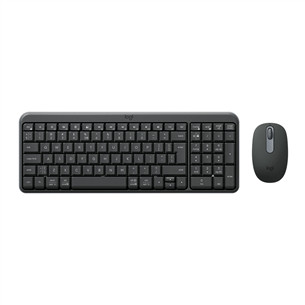 Logitech MK250 Compact, Bluetooth, US, juoda - Klaviatūra su pele
