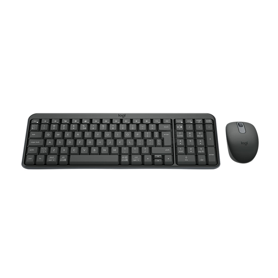 Logitech MK250 Compact, Bluetooth, US, черный - Беспроводной десктоп