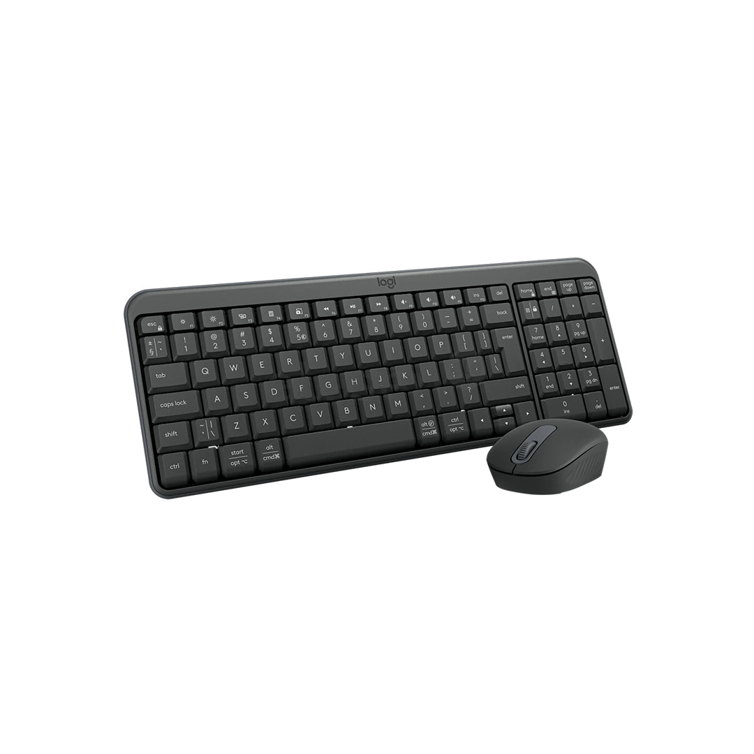 Logitech MK250 Compact, Bluetooth, US, черный - Беспроводной десктоп