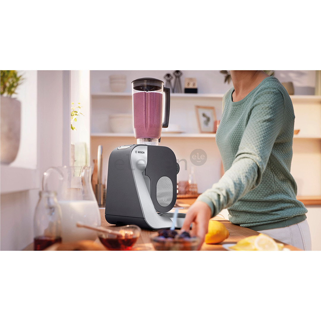 Bosch MUM5, Series 4, 1000 W, sidabro spalvos - Virtuvinis kombainas
