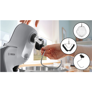 Bosch MUM5, Series 4, 1000 W, silver - Kitchen machine
