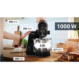 Bosch MUM5, Series 4, 1000 W, dark silver - Kitchen machine