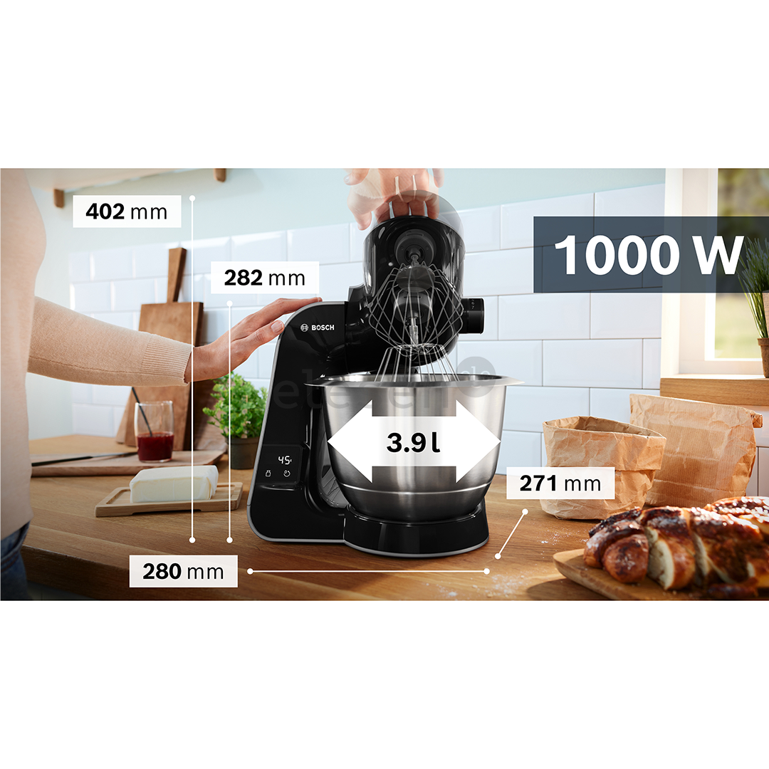 Bosch MUM5, Series 4, 1000 W, dark silver - Kitchen machine