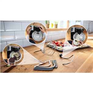 Bosch MUM5, Series 4, 1000 W, dark silver - Kitchen machine