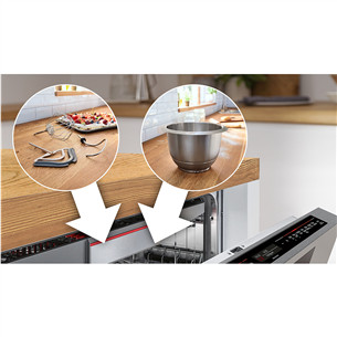 Bosch MUM5, Series 4, 1000 W, tamsios sidabro spalvos - Virtuvinis kombainas