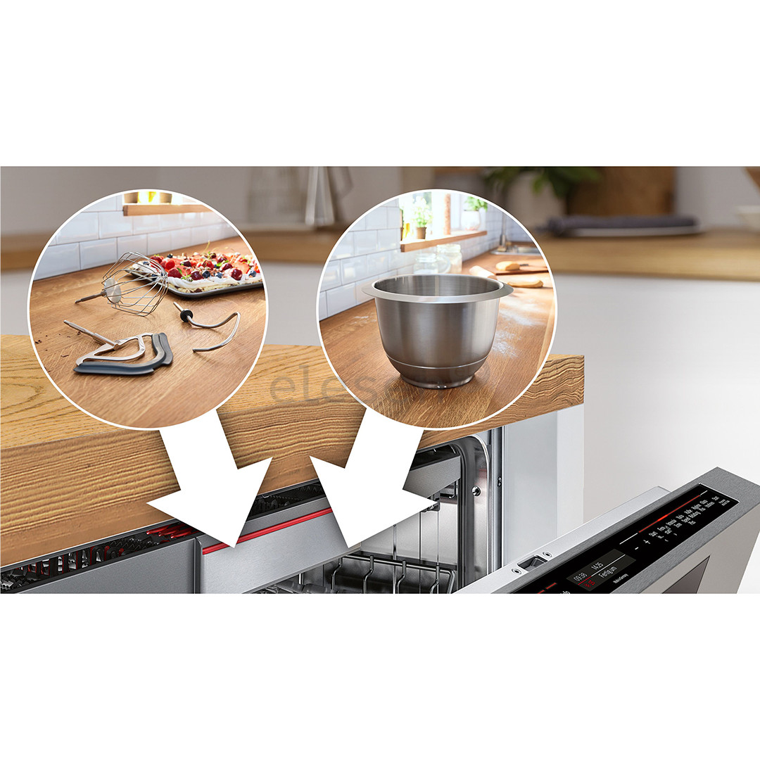 Bosch MUM5, Series 4, 1000 W, tamsios sidabro spalvos - Virtuvinis kombainas