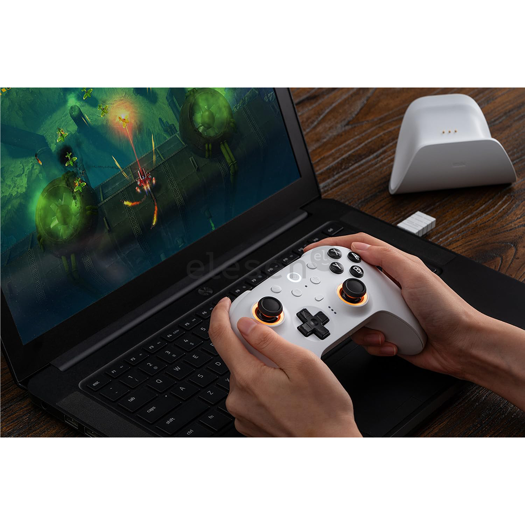 8BitDo Ultimate 2, baltas - Belaidis žaidimų pultelis
