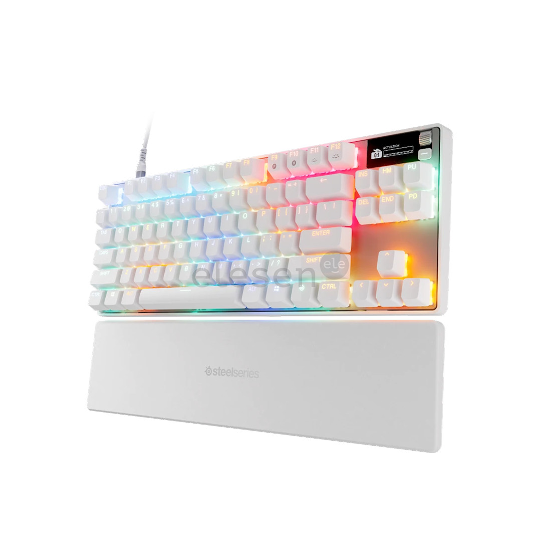 Steelseries Apex Pro TKL Gen 3, US, белый - Клавиатура