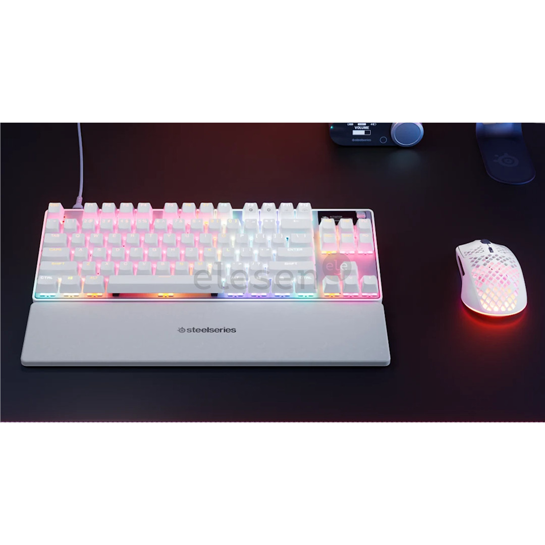 Steelseries Apex Pro TKL Gen 3, US, белый - Клавиатура