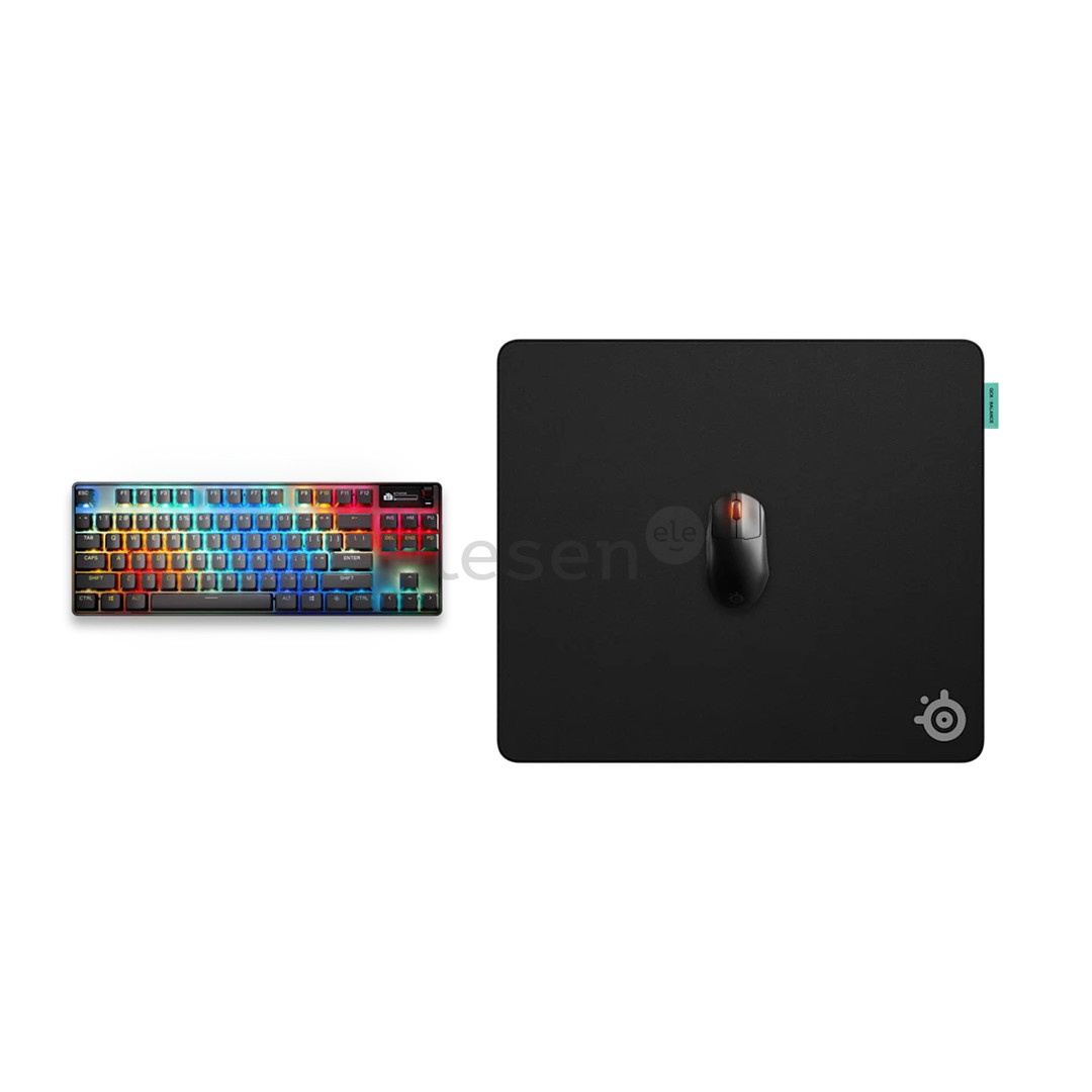 Steelseries QcK Performance Control, L, juodas - Pelės kilimėlis