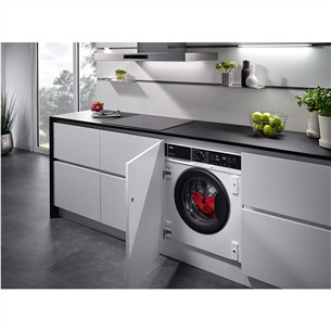 AEG 8000 Series PowerCare, 8 kg, depth 55.3 cm, 1400 rpm - Built-in washing machine
