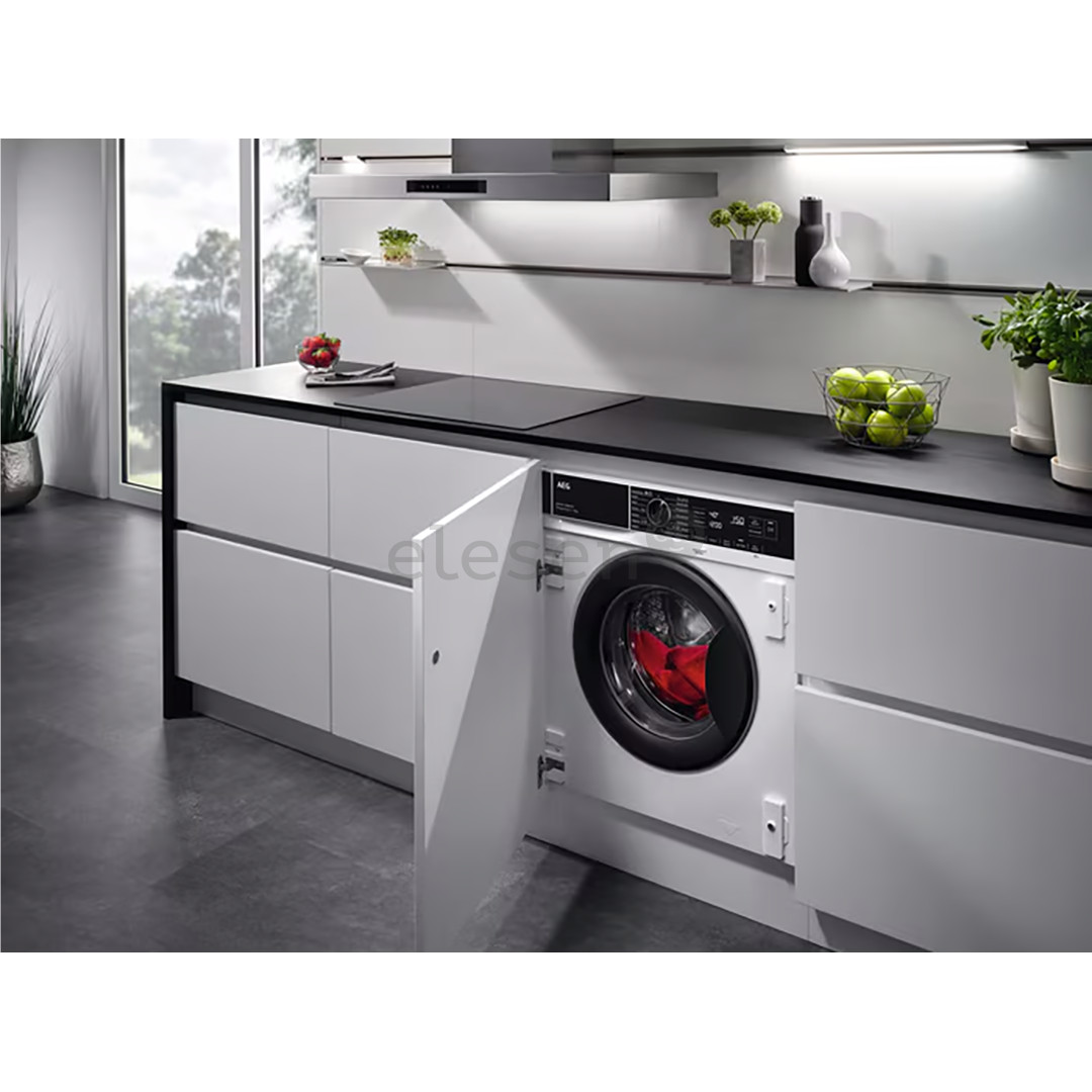 AEG 8000 Series PowerCare, 8 kg, depth 55.3 cm, 1400 rpm - Built-in washing machine