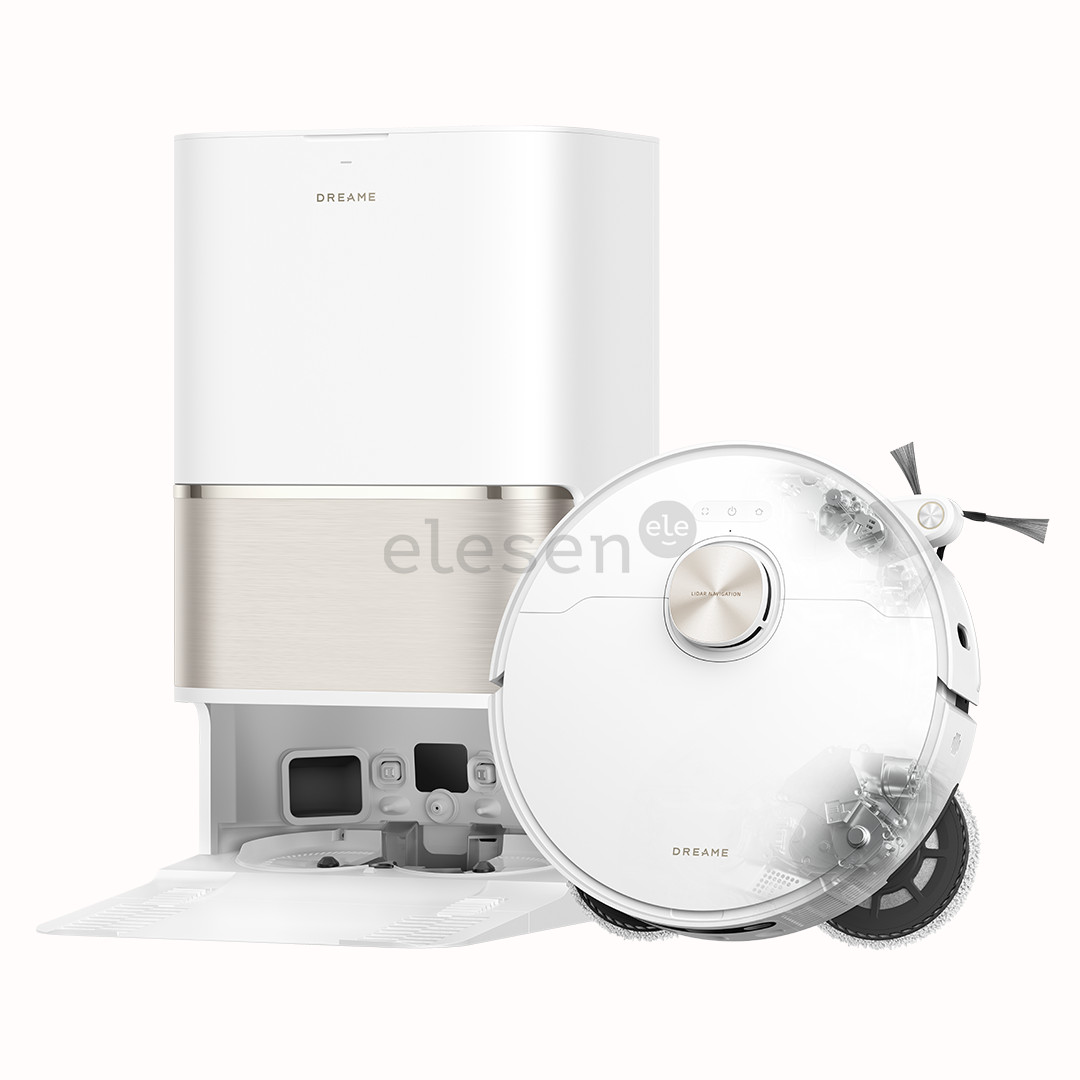 Dreame L50 Ultra, сухая и влажная уборка, белый - Робот-пылесос