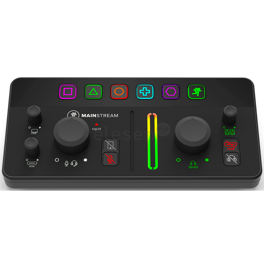MACKIE MainStream, juodas - AV sąsajos įrenginys