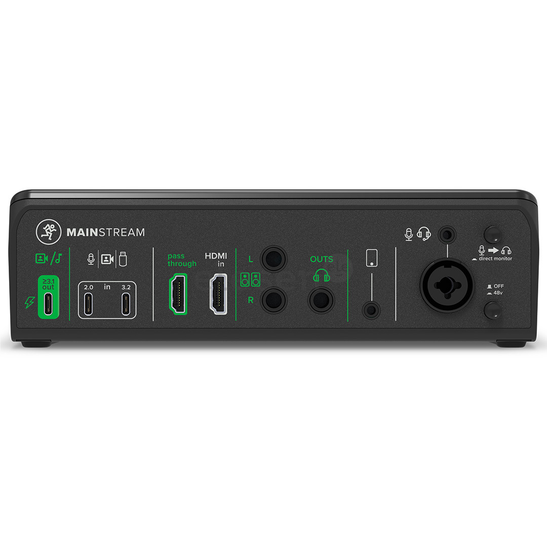 MACKIE MainStream, juodas - AV sąsajos įrenginys