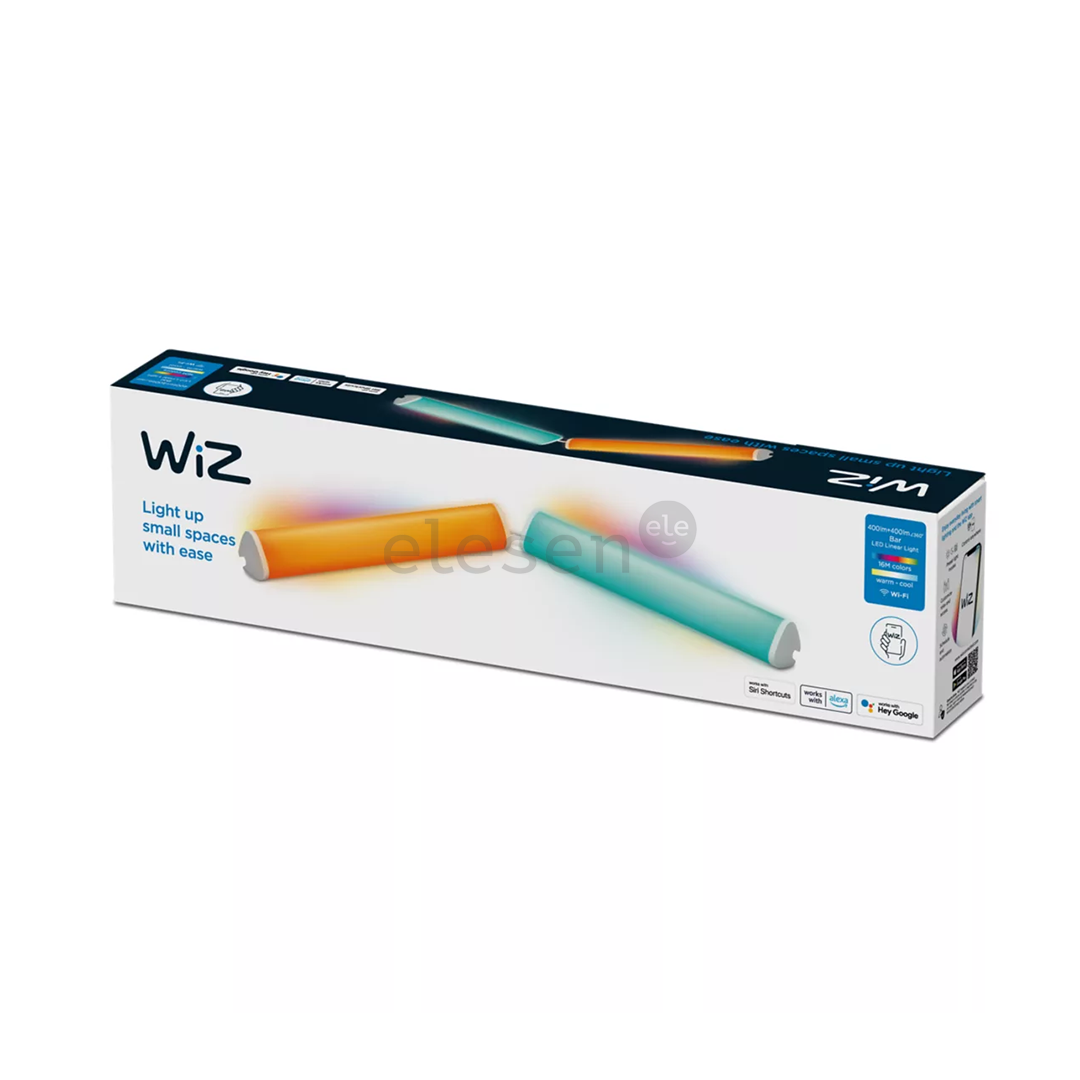 Wiz Bar Linear Light, RGBW, Bluetooth, 2 шт., белый - Умный светильник