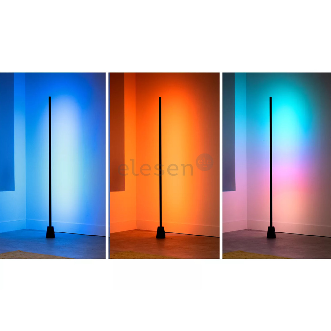 Wiz Gradient Floor Light, RGB, Bluetooth, Matter, black - Smart light