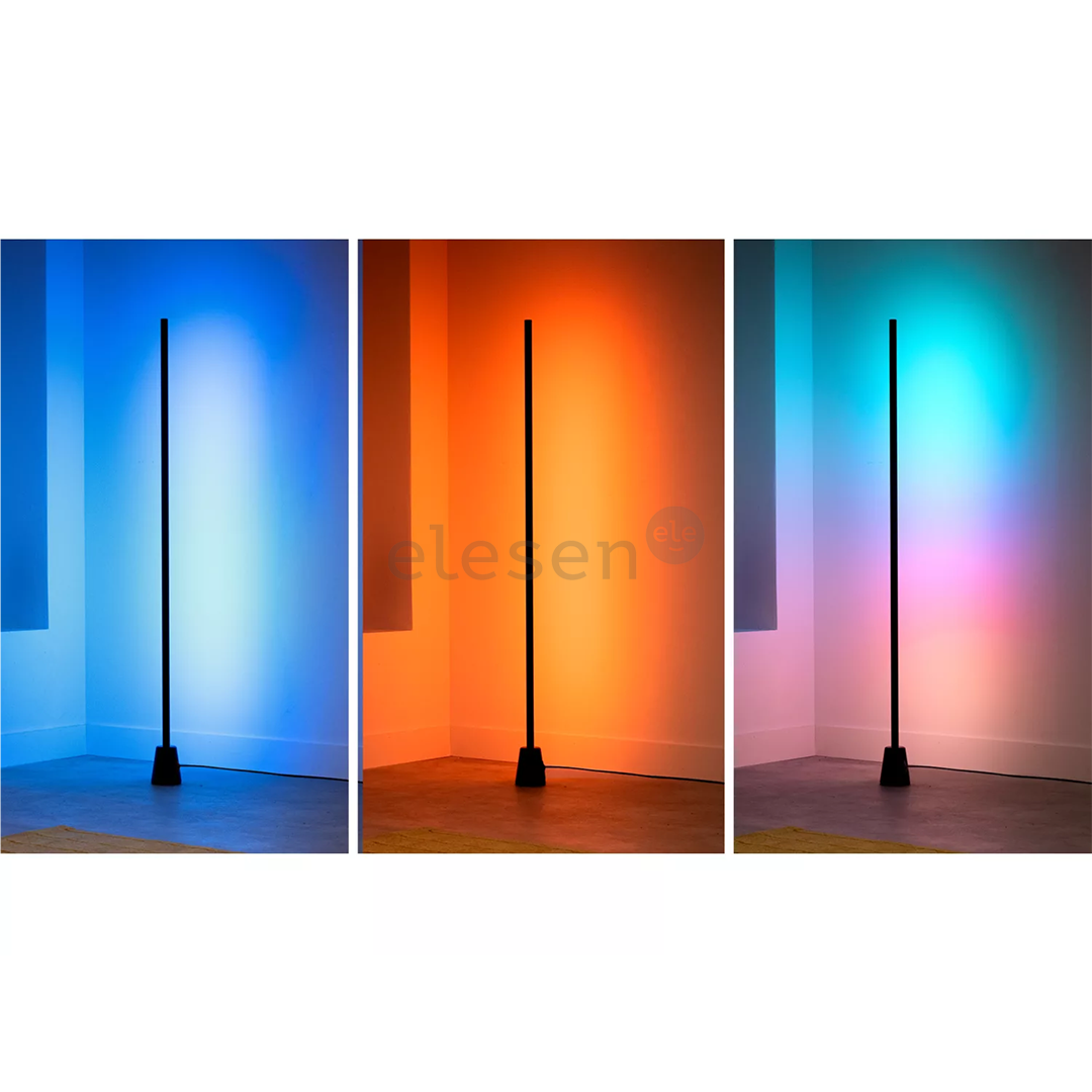 Wiz Gradient Floor Light, RGB, Bluetooth, Matter, черный - Умный светильник