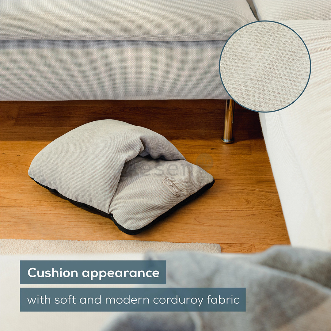 Beurer, pilkas - Pėdų masažuoklis ir šildytuvas