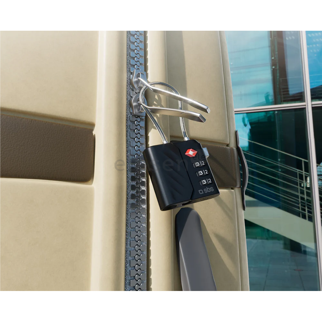 SBS FindMy lock for luggage, черный - Локализатор