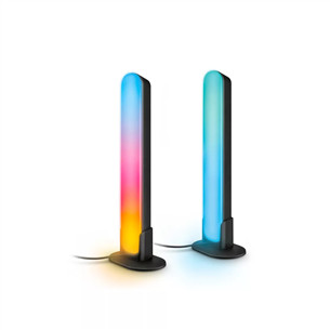 Wiz Gradient Light Bars, RGBIC, Bluetooth, Matter, black - Smart light 929004732301