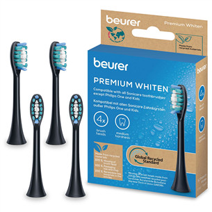 Beurer Premium Whiten, 4 шт., черный - Насадки для зубной щетки