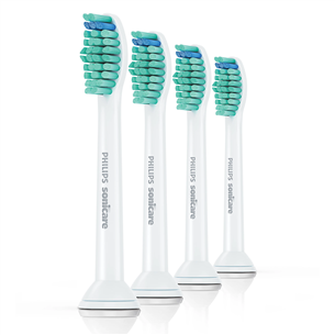 Philips Sonicare ProResults, 4 vnt., balti - Dantų šepetėlių antgaliai HX6014/87