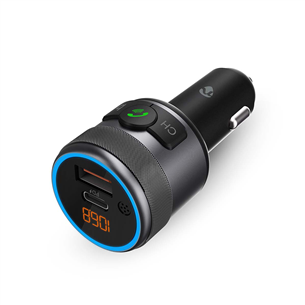 Nedis Car FM Transmitter, черный - FM-трансмиттер CATR3024BK