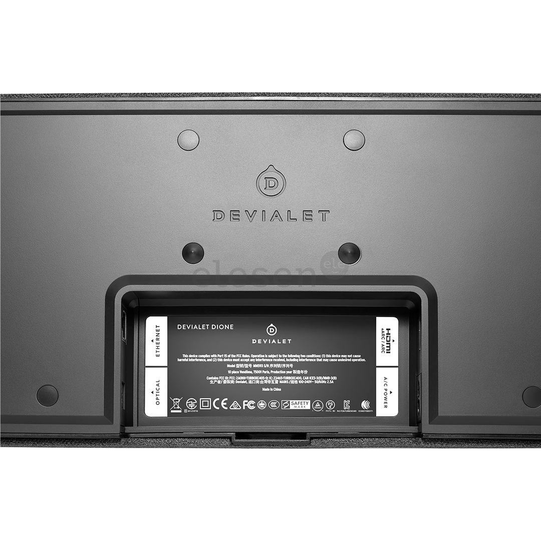 Devialet Dione, 5.1.2, juoda - Garso sistema
