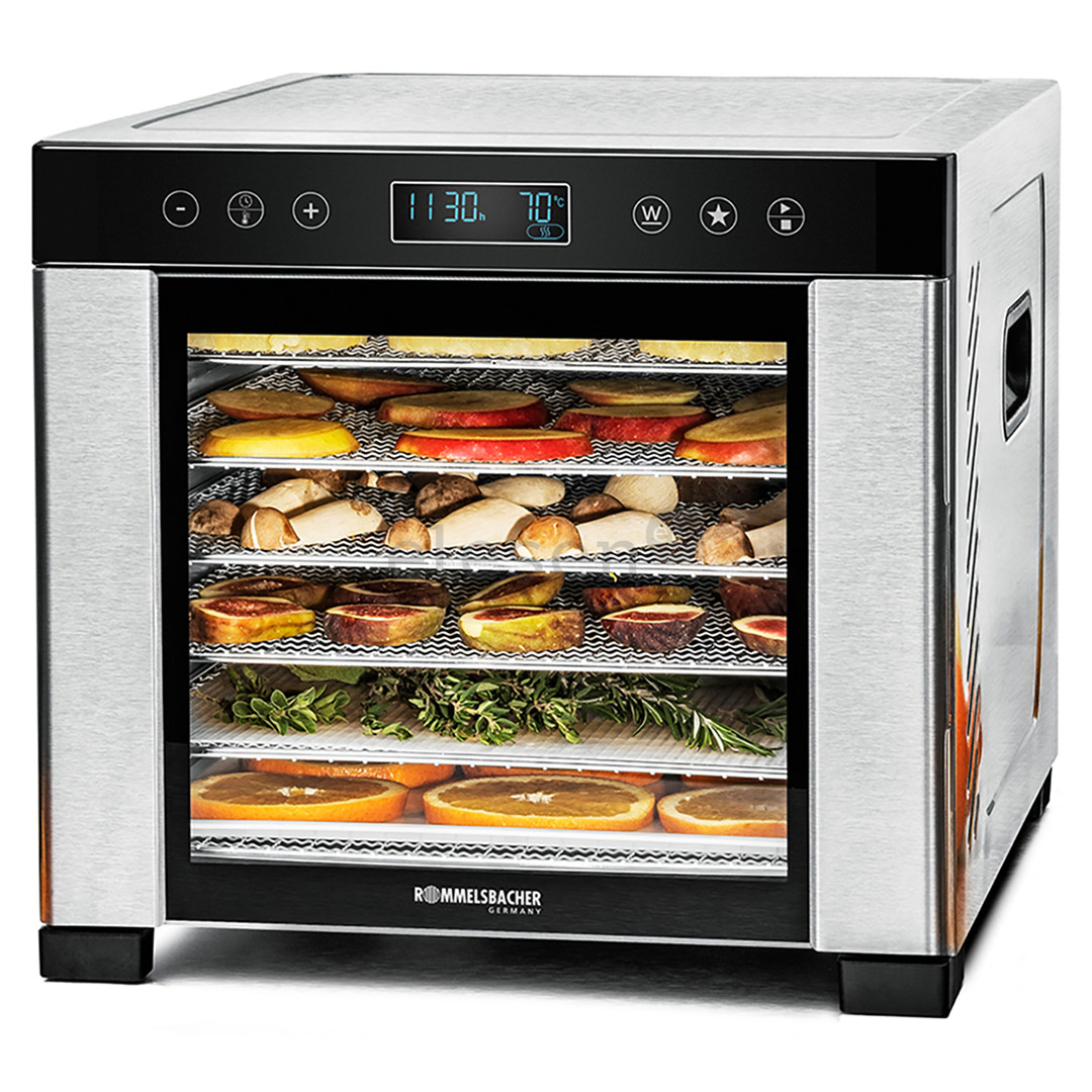 Rommelsbacher, 600 W, stainless steel/black - Dehydrator