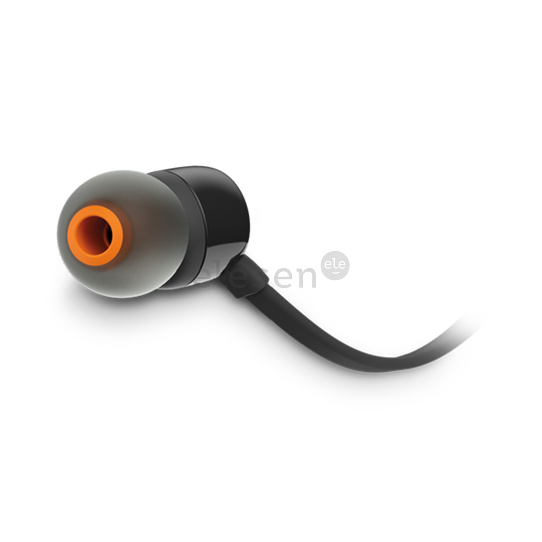 JBL Tune 110, черный - Внутриканальные наушники
